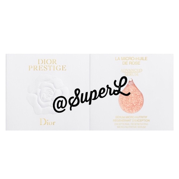 2/$15 Dior Prestige La Micro Huile de Rose Advanced Serum Moisturizer Primer - Picture 4 of 7